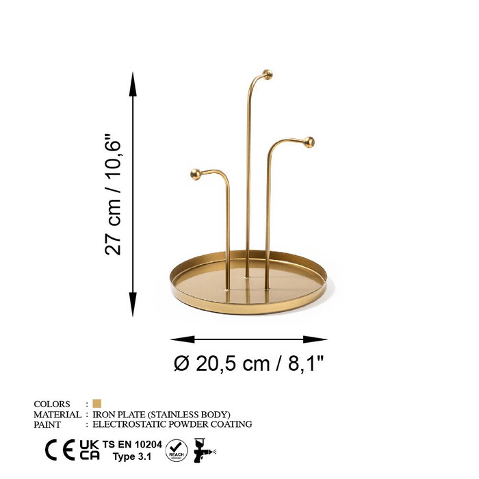 Aberto Design Leros-B - Gold